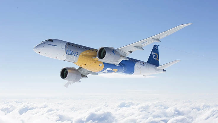 First E190-E2 jet completes maiden flight