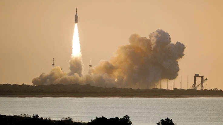 Ascent Abort-2 successfully launched from Space Launch Complex 46 at Cape Canaveral Air Force Station in Florida.