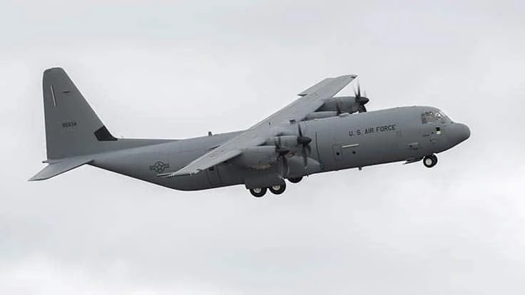 Historic Super Herc operated by the West Virginia Air National Guard's 130th Airlift Wing.