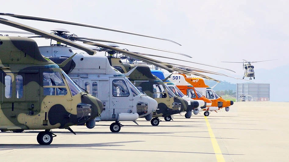 KUH helicopter lineup